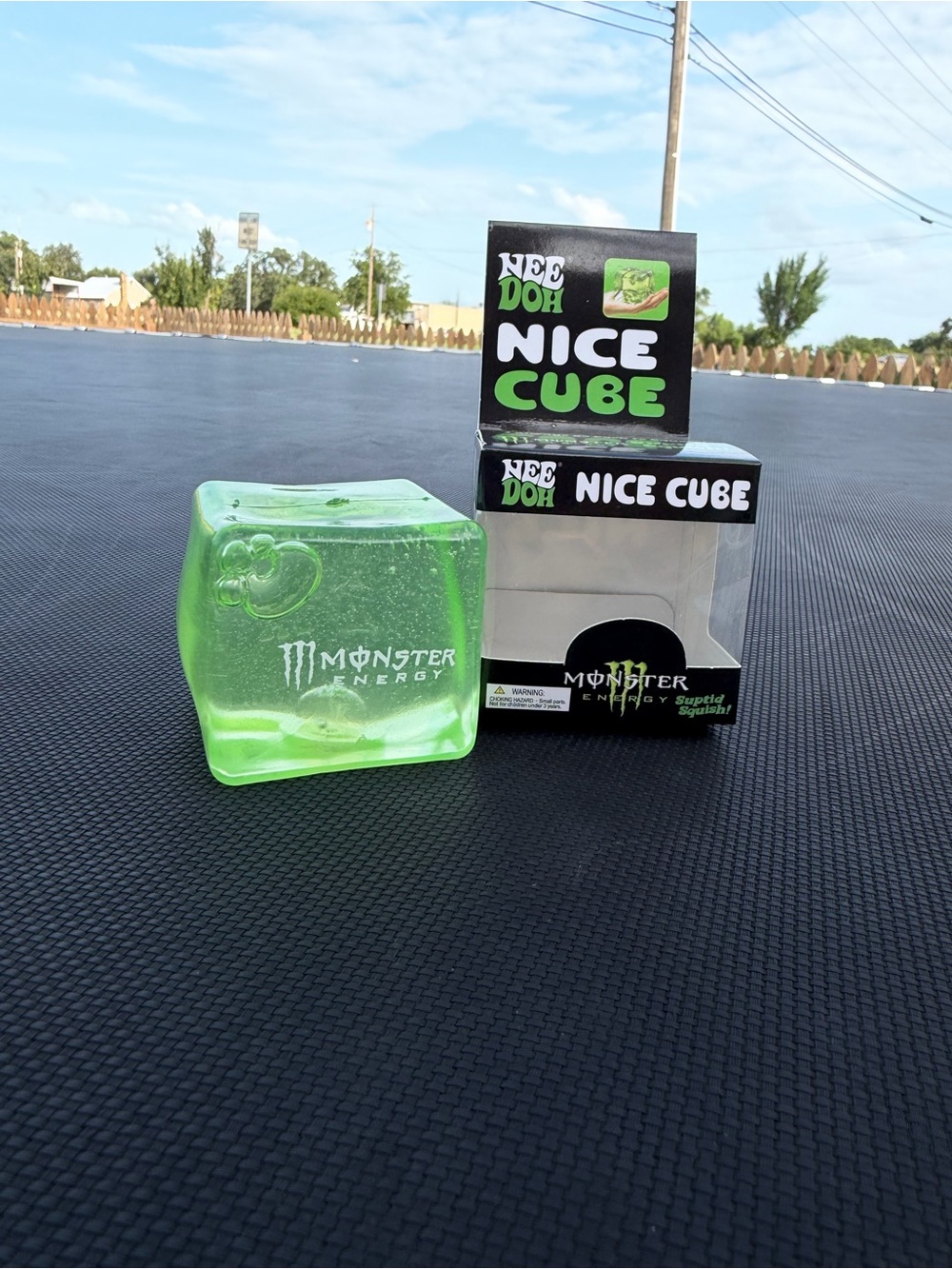 Monster Energy Green Nice Cube NeeDoh Stress Toy